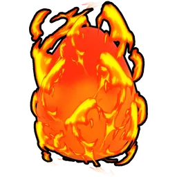 Flaming Egg in Ride A Pet